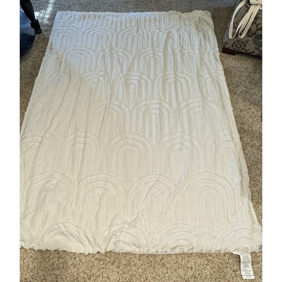 Aeropostle TWIN XL comforter and sham white/cream rainbow - Picture 2 of 6